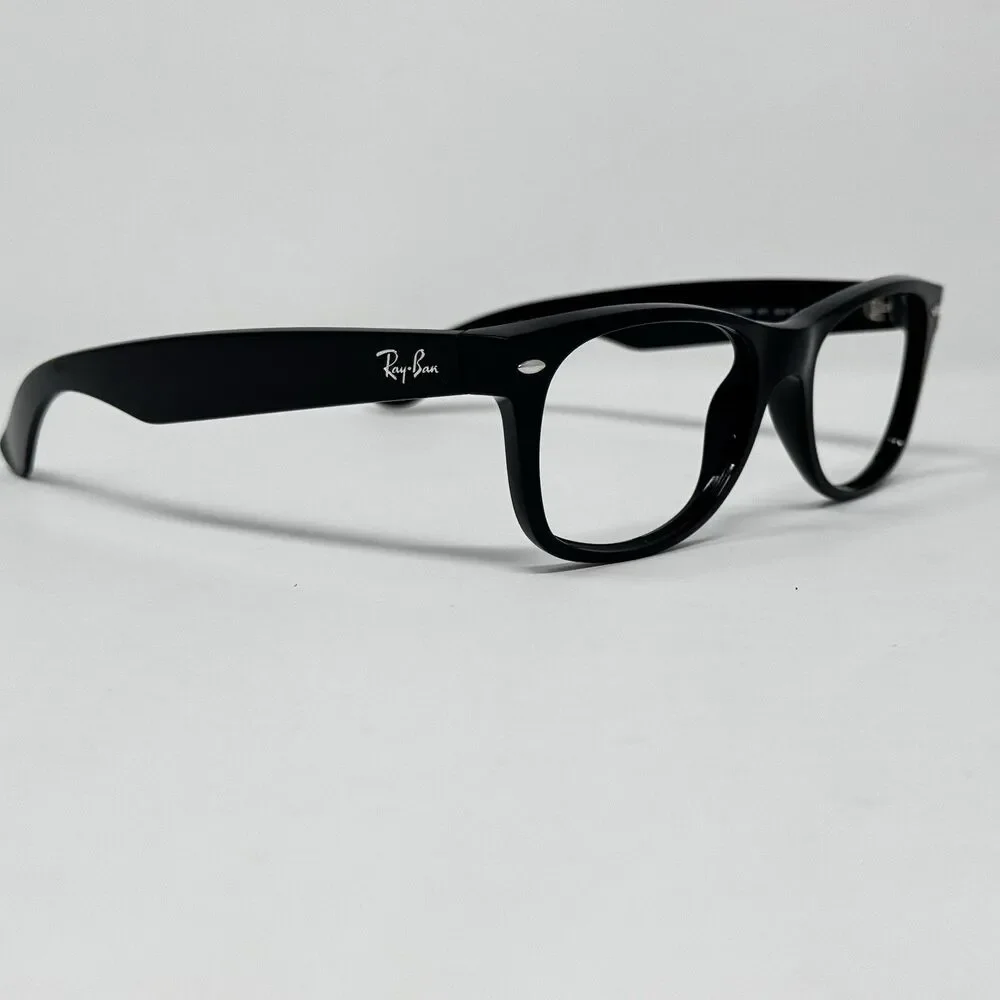 Ray-Ban RB2132 New Wayfarer 901 Black Sunglass Frames 52-18-145 Italy Authentic